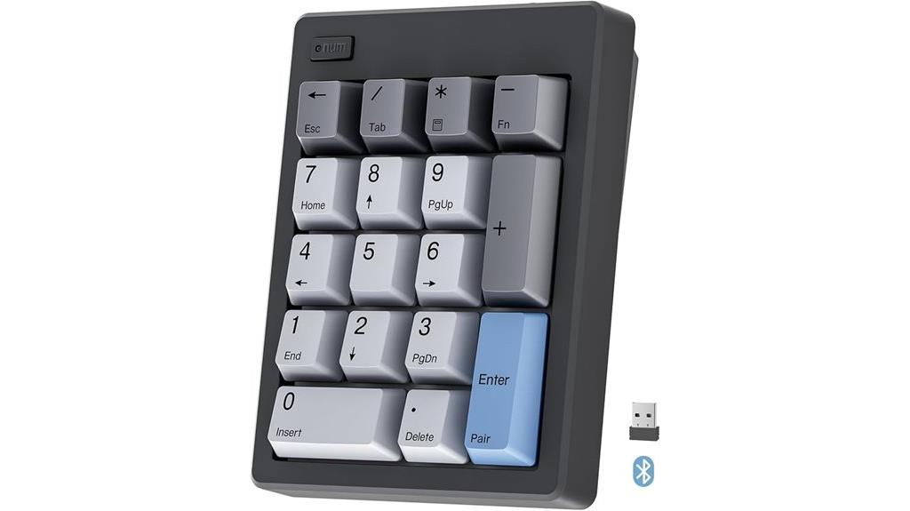 wireless bluetooth numeric keypad