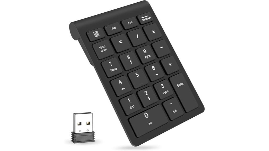 wireless numeric keypad