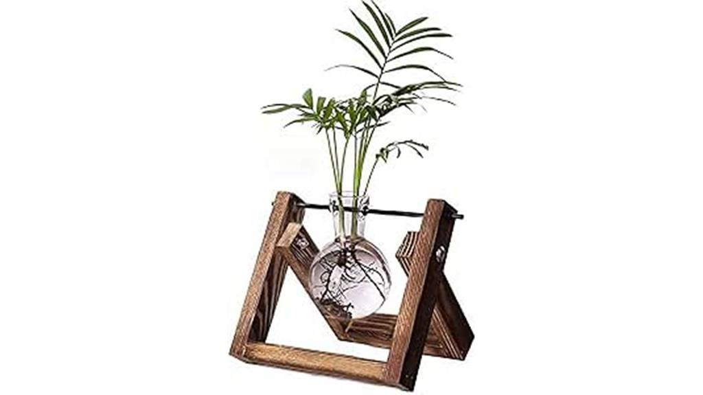 wooden swivel plant propagator