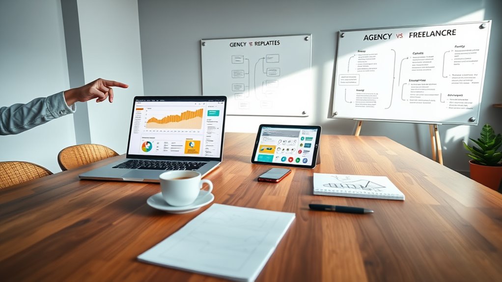 agency vs freelancer choice