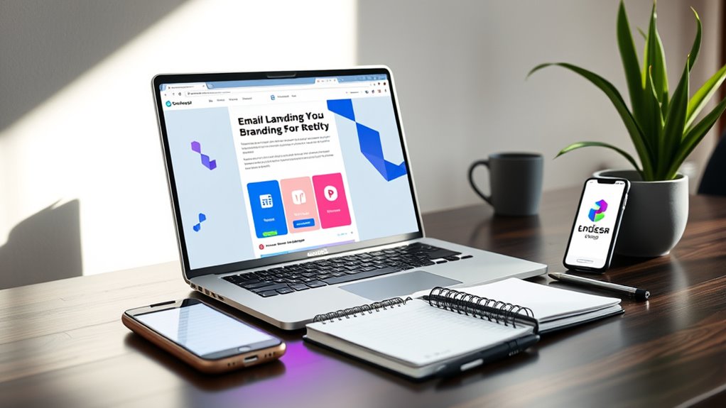 Aligning Social Branding With Email Landing Pages 3 consistent branding boosts engagement