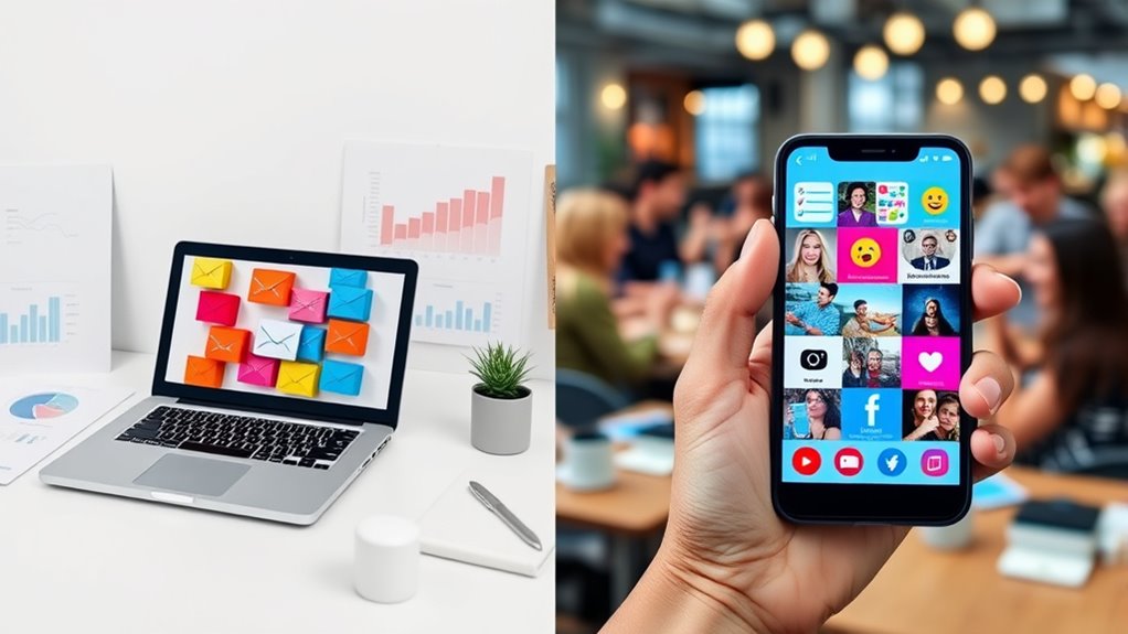 Email vs. Social Media: Basic Comparison for Marketers 1 direct personalized communication channels