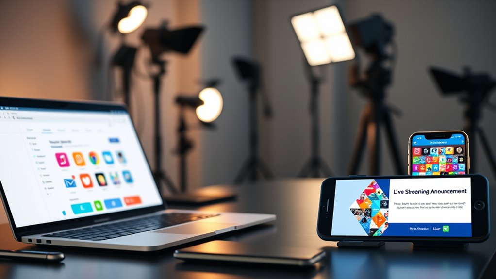 Live Streaming Announcements via Email and Social Channels 3 effective live streaming strategy