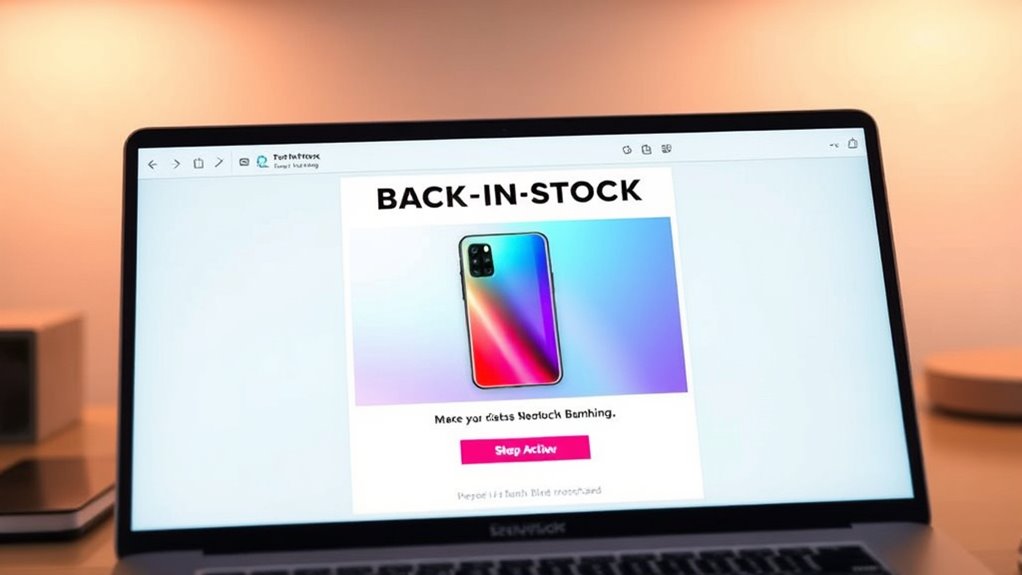 effective restock alert email