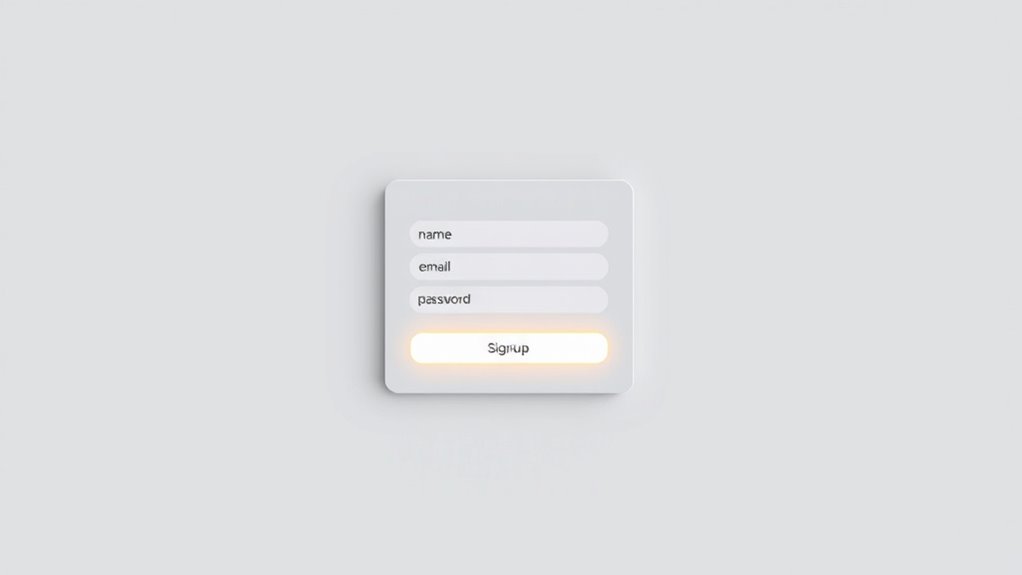 Creating High‑Converting Signup Forms: Placement and Fields 3 effective signup button design