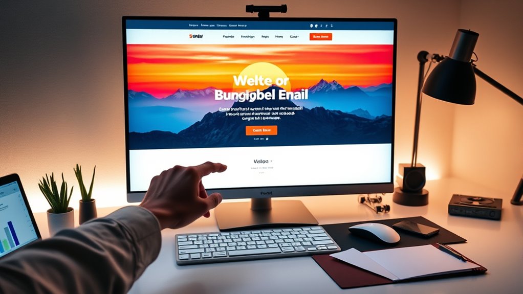 Crafting Engaging Hero Sections for Email Templates 2 effective visual hierarchy and colors
