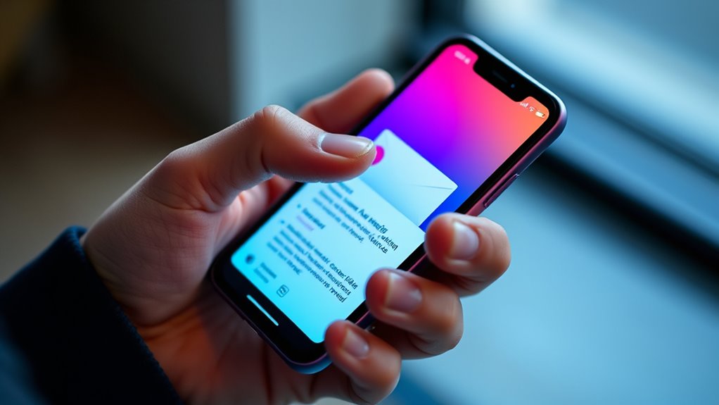 mobile friendly thumb navigation