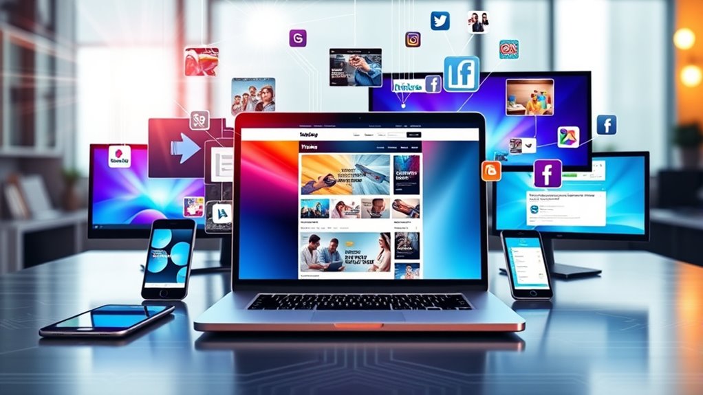 multi platform content dissemination