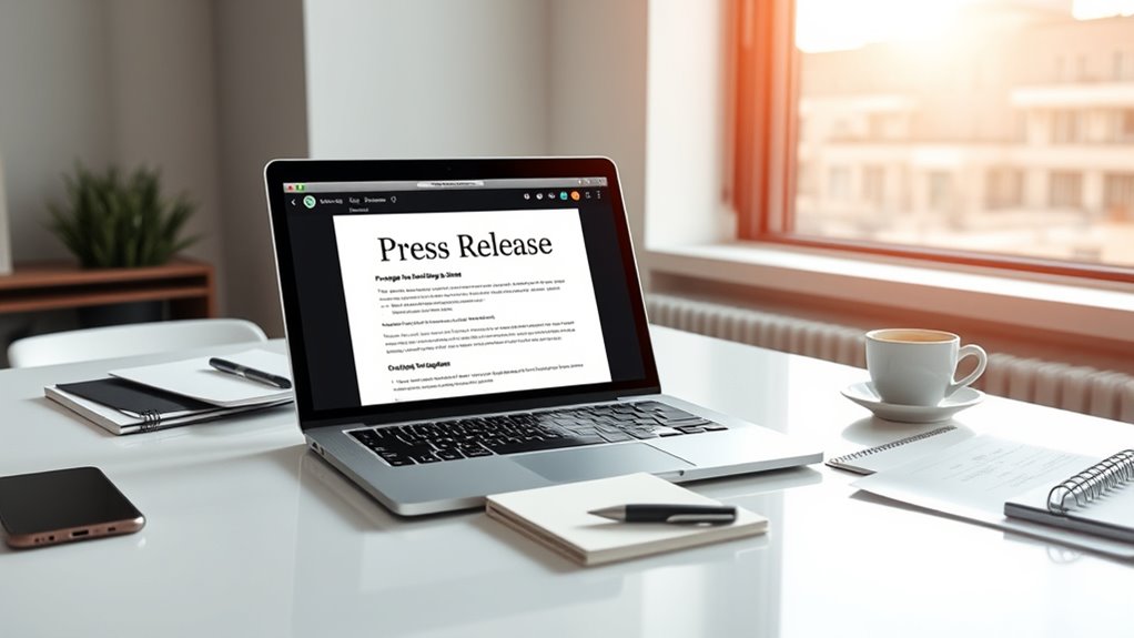 press release email tips