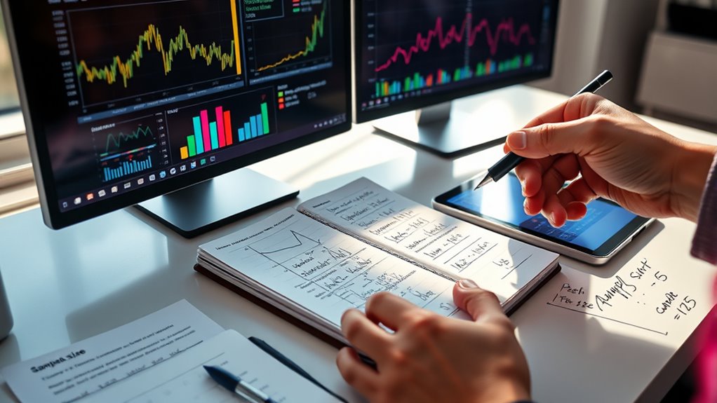 sample size and hypotheses