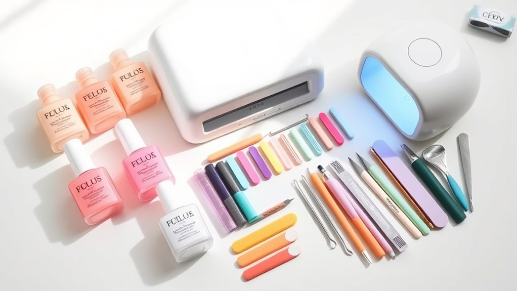 beginner friendly gel kit features