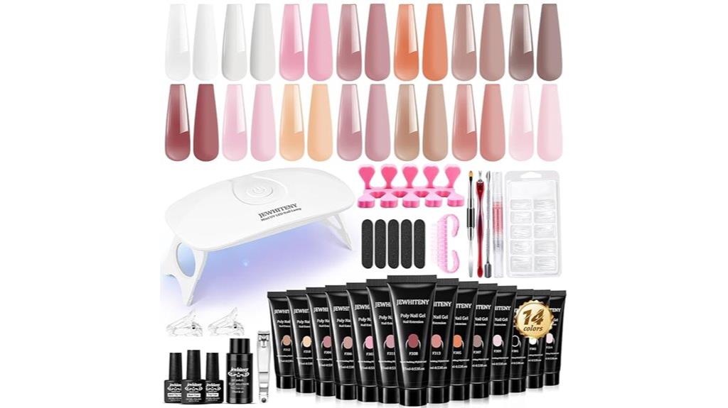 complete poly gel nail set