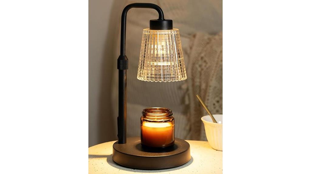 dimmable timer candle warmer