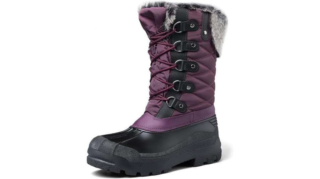 10 Best Waterproof Snow Boots for Women That Will Keep Your Feet Warm and Dry 13 faux fur waterproof snowboots