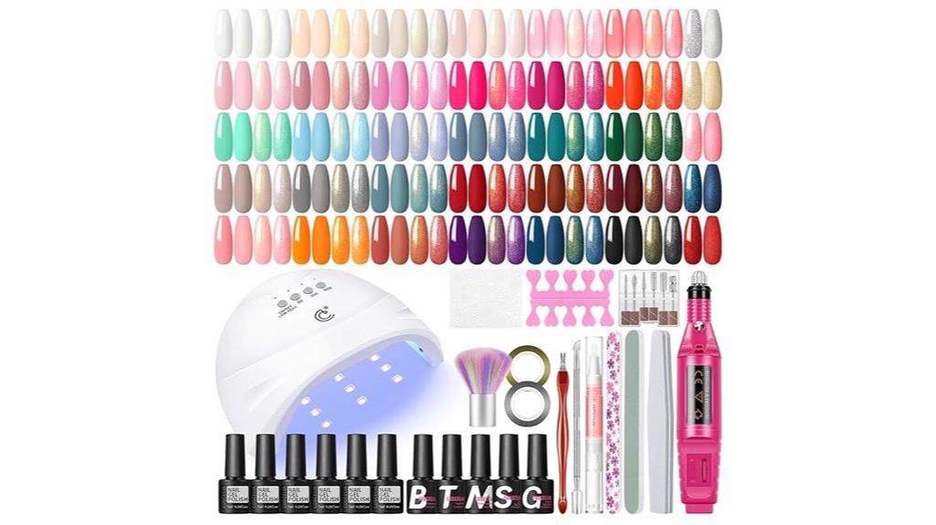 gel nail kit with light
