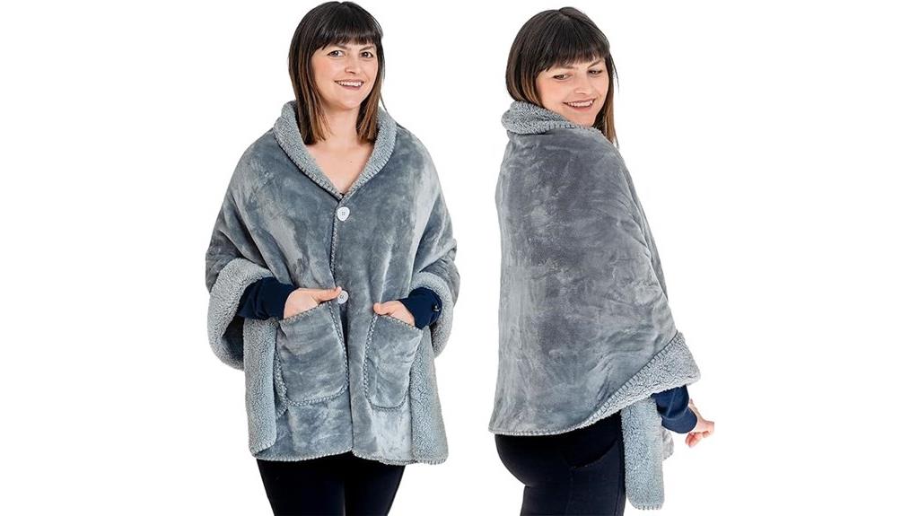 10 Best Practical Gifts for Elderly Parents That They’ll Truly Appreciate 4 luxury double layer poncho