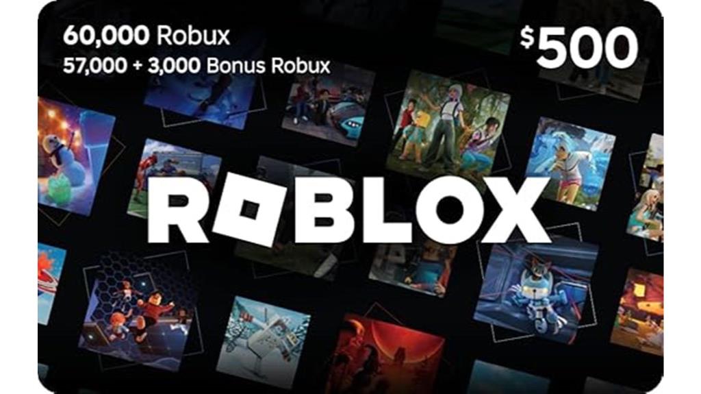 10 Best Roblox Gift Card Digital Codes to Boost Your Gaming Experience in 2025 7 roblox gift card 60000 robux