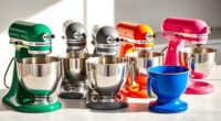 top kitchenaid mixer colors