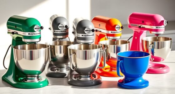 top kitchenaid mixer colors
