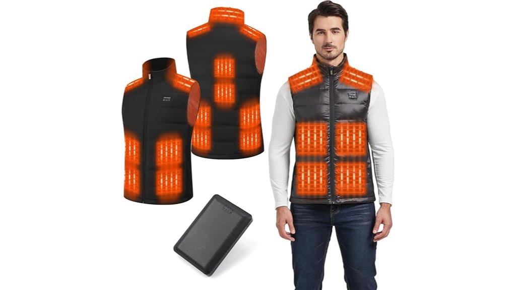 unisex battery heated vest