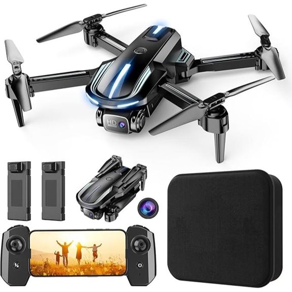 Foldable 1080P HD Drone with Camera and Selfie Features