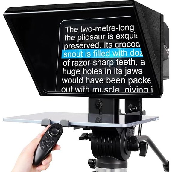15 Best Premium Teleprompters for Video Scripts in 2026 17 i2/12-inch Professional Teleprompter with Remote