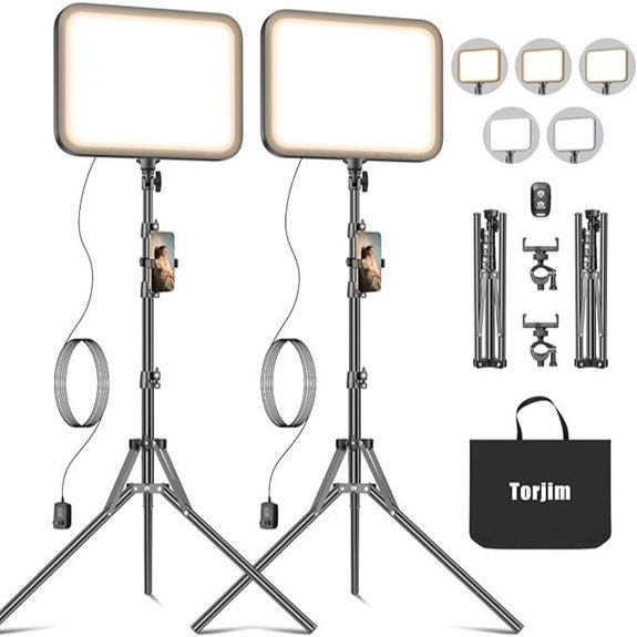 13 Best Professional LED Video Lights for Product Photography in 2026 3 Torjim 12 LED Video Light Kit with Remote
