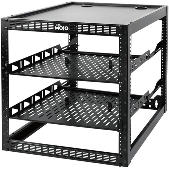 15 Best Server Rack Cabinets for 2026 IT Closets 5 Tecmojo 12U Open Frame Network Rack with Shelves