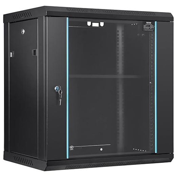15 Best Server Rack Cabinets for 2026 IT Closets 9 VEVOR 12U Wall Mount Network Cabinet with Lock