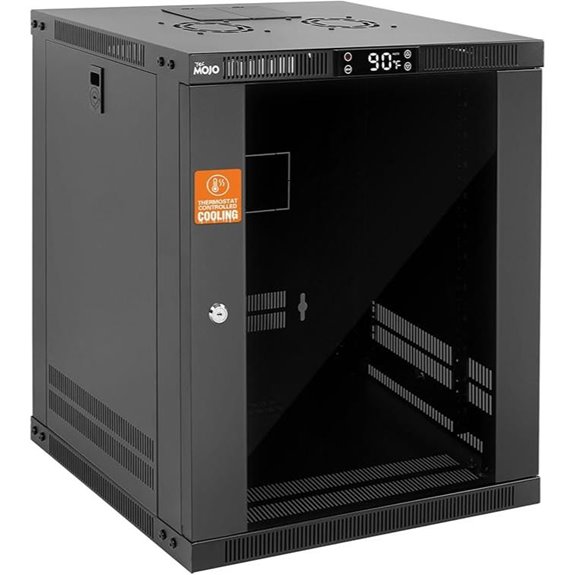 15 Best Server Rack Cabinets for 2026 IT Closets 8 Tecmojo 12U Wall Mount Server Cabinet with Fans