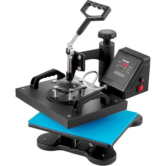 VEVOR 12x10in Clamshell Heat Press with LCD