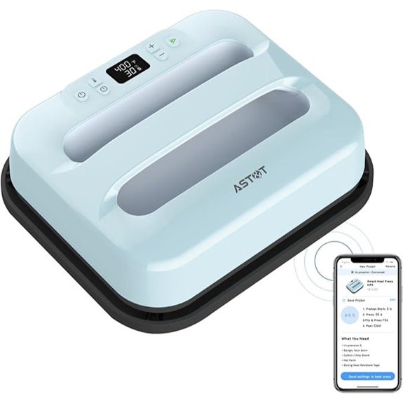15 Best Heat Press Machines for Small Businesses in 2026 10 AST&T 12x10 Portable Heat Press Machine