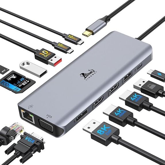 LIONWEI 13-in-1 USB C Hub for Laptops