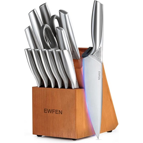 15 Best Knife Sets Under $300 for 2026 That Chefs Love 9 EWFEN 14-Piece Kitchen Knife Set with Block