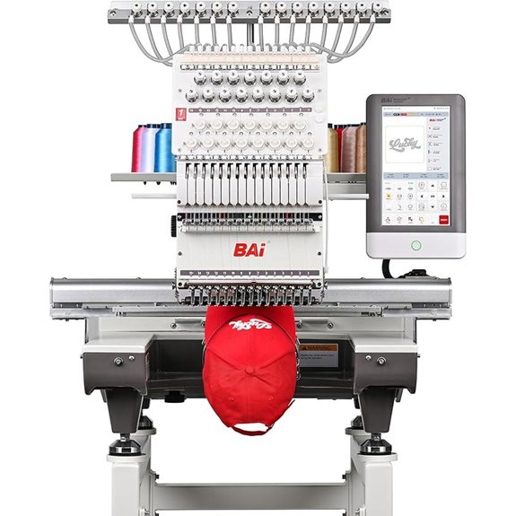 BAi Mirror 15-Needle Embroidery Machine with Touch Screen