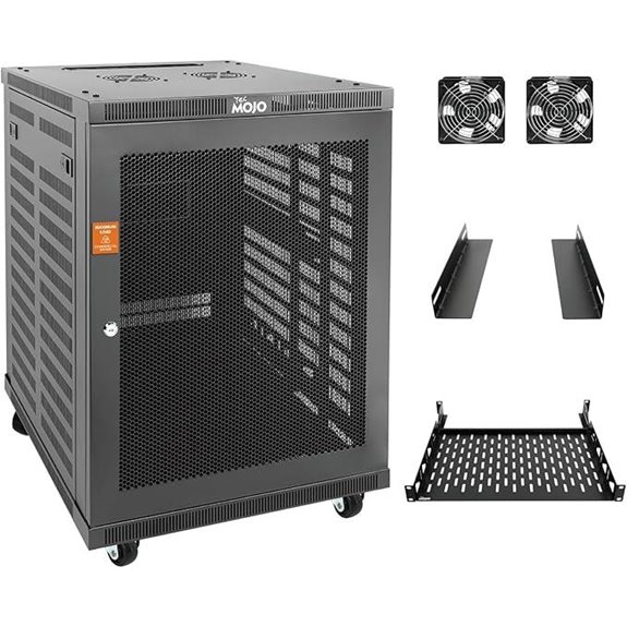 15 Top-Rated Server Rack Cabinets for Studio Networks in 2026 17 Tecmojo 15U Wall Mount Rack with Mesh Door