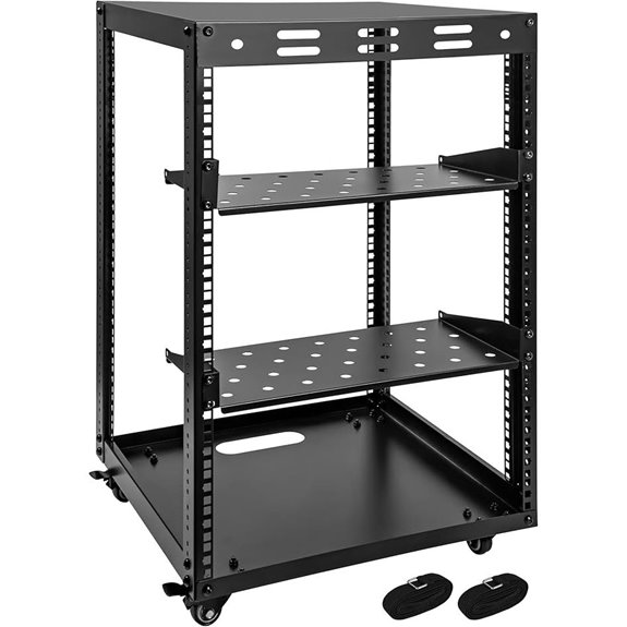15 Best Server Rack Cabinets for IT Closets on Amazon USA 11 15U Wall-Mount Server Rack with Shelves and Casters