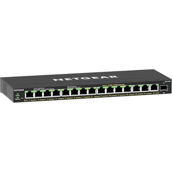 7 Best Professional Managed Network Switches for Studio Networks 2026 8 NETGEAR 16-Port PoE Ethernet Switch with SFP