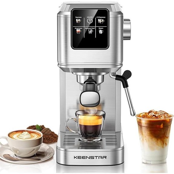 15 Top-Rated Espresso Machines for Studios in 2026 That Impress 17 KEENSTAR 20Bar Espresso Machine with Milk Frother