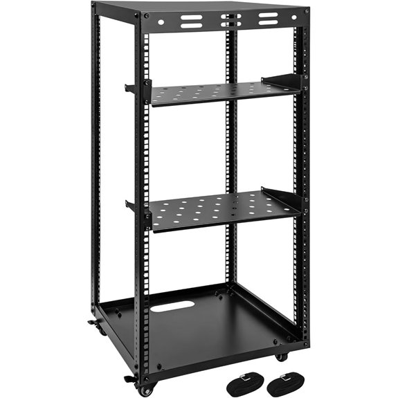15 Best Server Rack Cabinets for IT Closets on Amazon USA 6 20U Open Frame Server Rack with Mounting Accessories