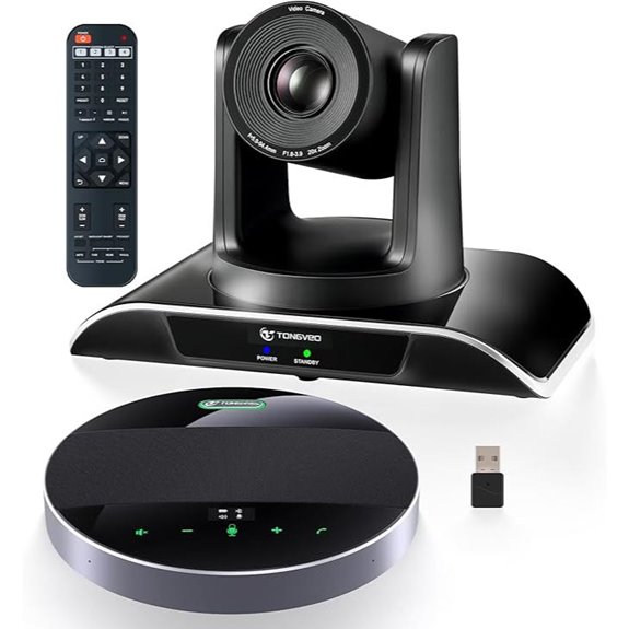 20x Zoom Conference Camera System with Microphone Bundle