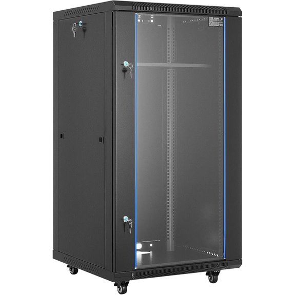 15 Best Server Rack Cabinets for IT Closets on Amazon USA 12 VEVOR 22U Wall-Mount Server Rack with Glass Door