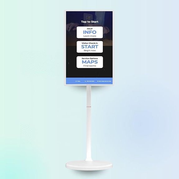12 Best Portable Digital Signage Kiosks for Retail Promotions in 2026 3 OptiSigns OptiKiosk 32” Touchscreen Digital Signage Display