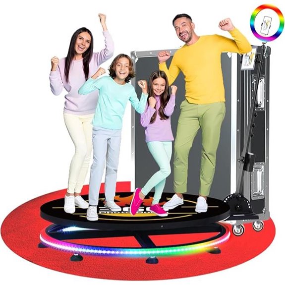 360 Photo Booth Machine with Flight Case and Software