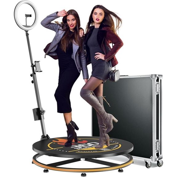 15 High-End Photo Booth Machines for 2026 Events That Impress 5 JIYANG 360 Photo Booth with Remote and Software