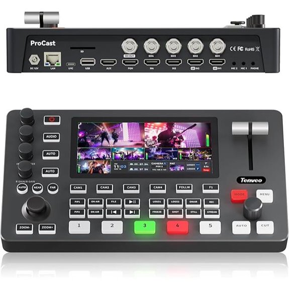 Tenveo 4K60FPS HDMI & SDI Video Switcher