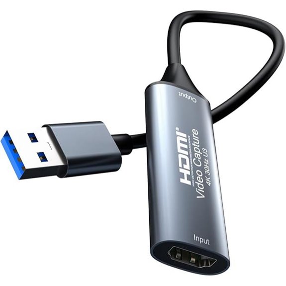 4K HDMI Video Capture Card for Gaming and Streaming