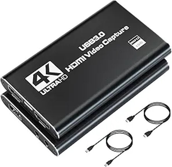 15 Best Video Capture Cards for Webinar Production on Amazon 9 4K HDMI Capture Card for Streaming and Gaming