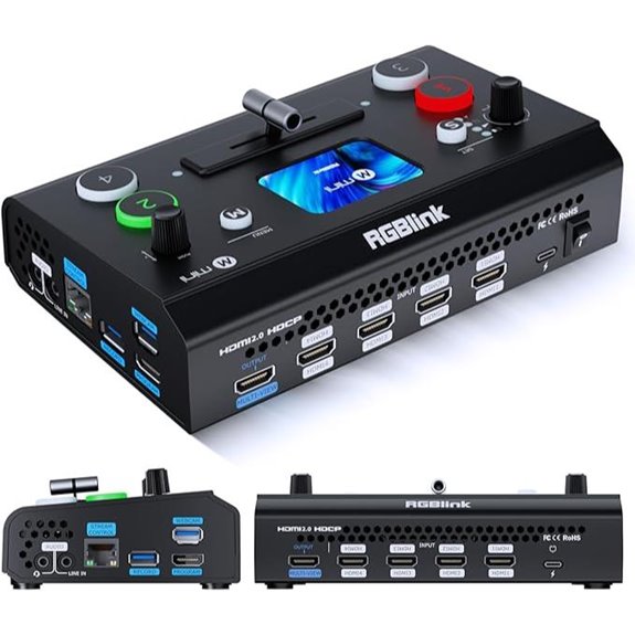 RGBlink Mini V3 4K HDMI Video Switcher with Touch