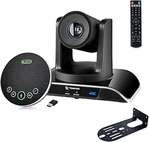 9 Best Wireless Presentation Systems for Conference Rooms in 2026 11 TONGVEO 4K PTZ Conference Camera & Speakerphone System